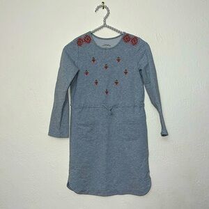 Green cotton Garnet hill kids L dress